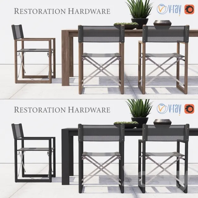3DS MAX – Dining Table sets – 4207