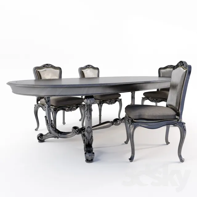 3DS MAX – Dining Table sets – 4233