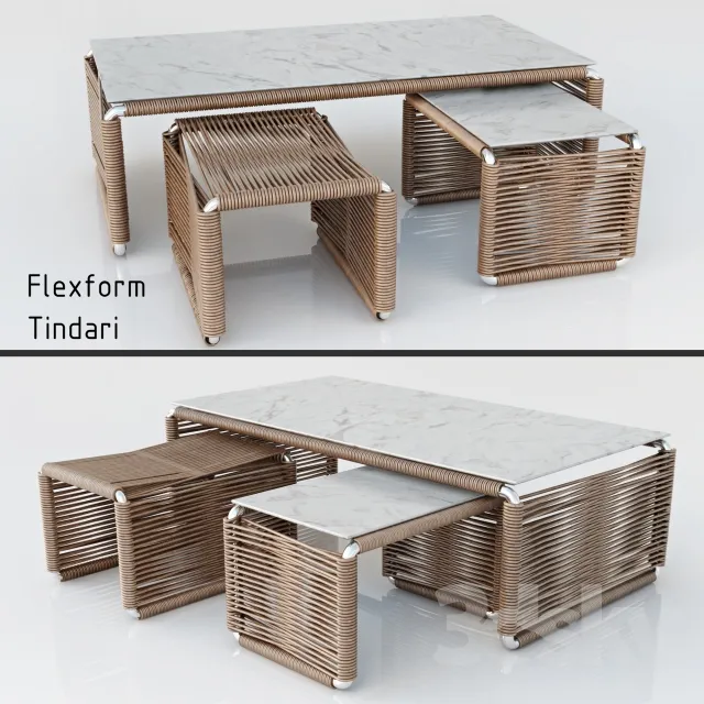 3DS MAX – Dining Table sets – 4239