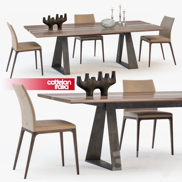 3DS MAX – Dining Table sets – 4245
