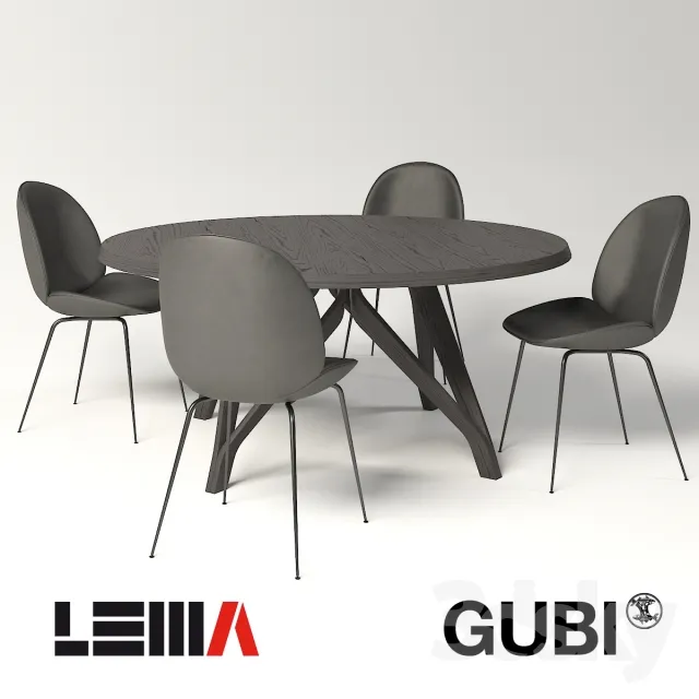 3DS MAX – Dining Table sets – 4275