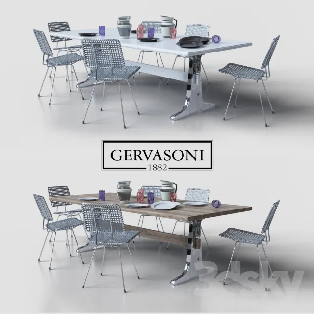 3DS MAX – Dining Table sets – 4279