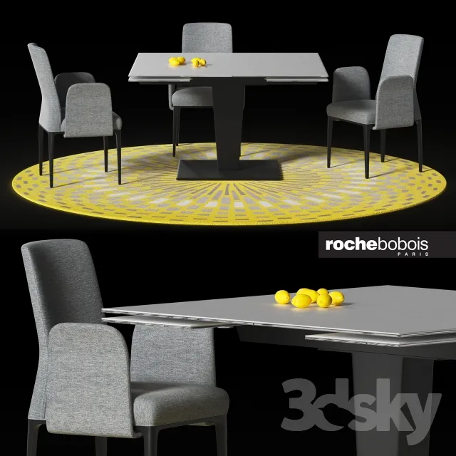 3DS MAX – Dining Table sets – 4288