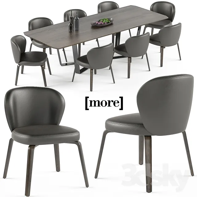 3DS MAX – Dining Table sets – 4375