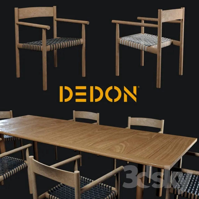 3DS MAX – Dining Table sets – 4385