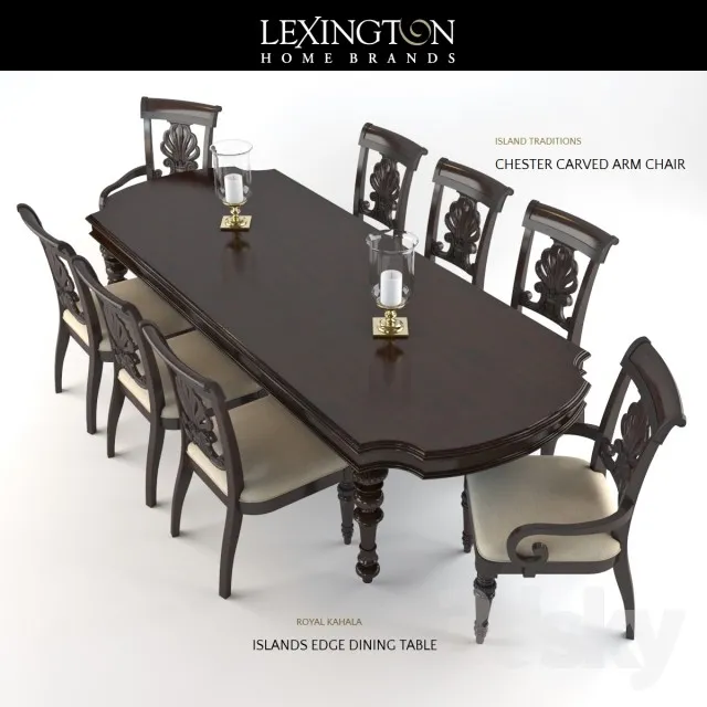 3DS MAX – Dining Table sets – 4405