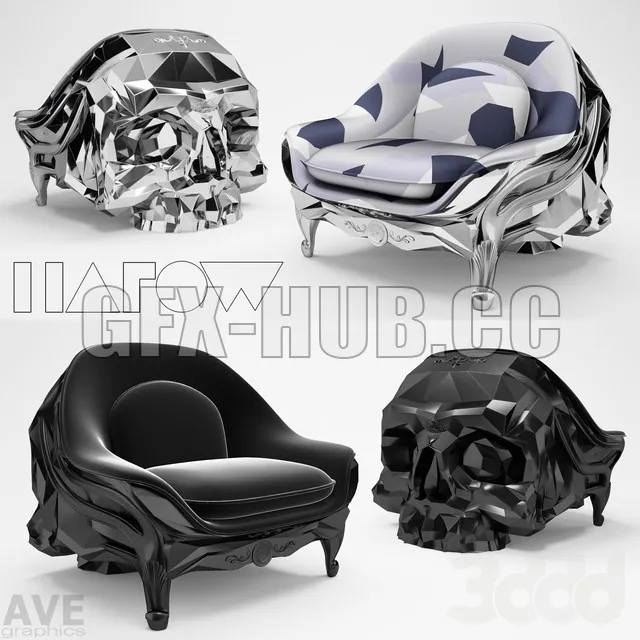 ARMCHAIR – AVE Harow skull armchair