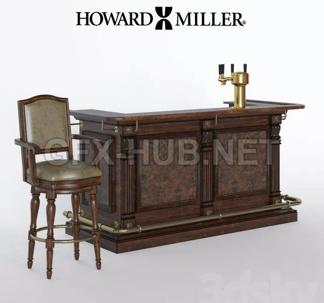 BAR D-COR – Bar counter and stool