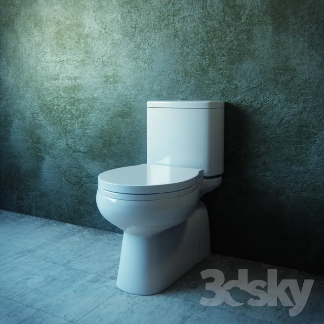 BATHROOM – TOILET AND BIDET – 3DMODELS – 006