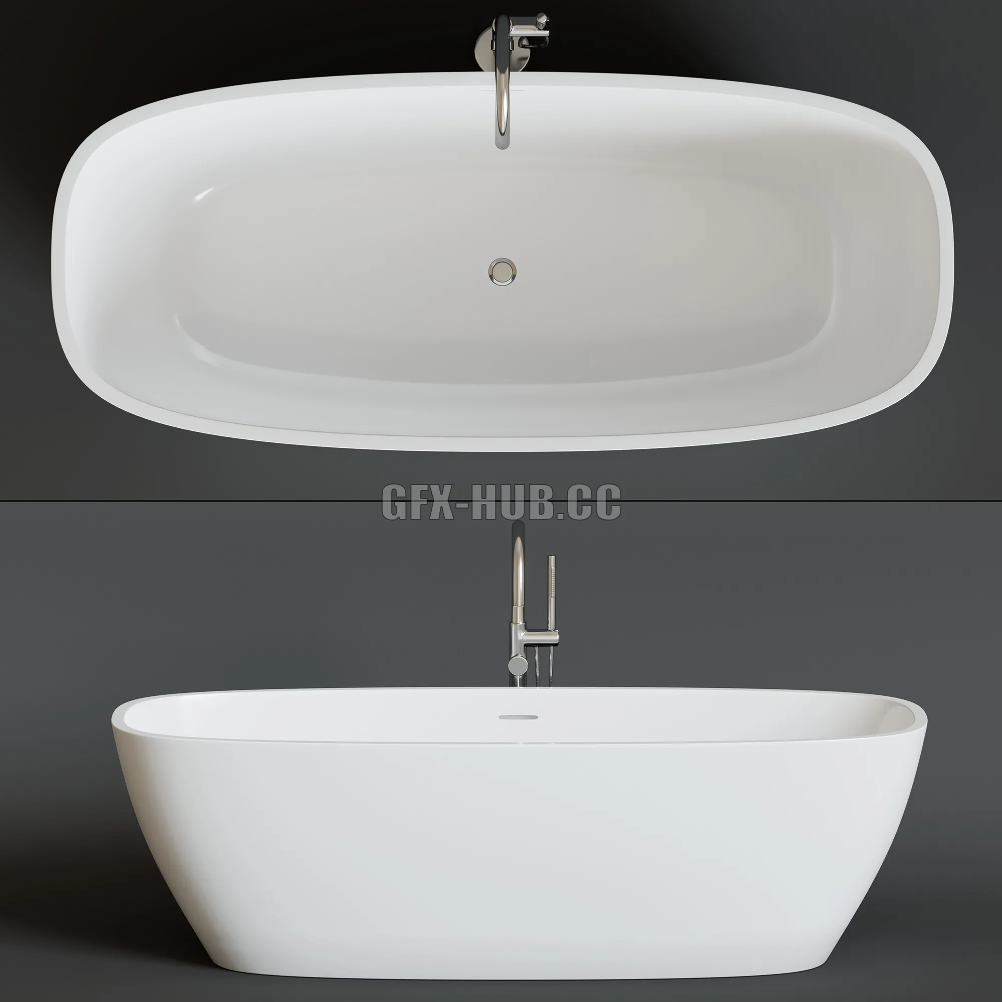BATHROOM D-COR – Agape Normal bathtub