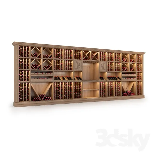 3DS MAX – Shelf – Wardrobe – 55