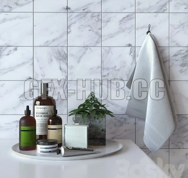 BATHROOM D-COR – Decoration set for bathroom AESOP