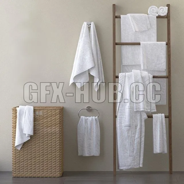 BATHROOM D-COR – Set of towels for the bathroom 30