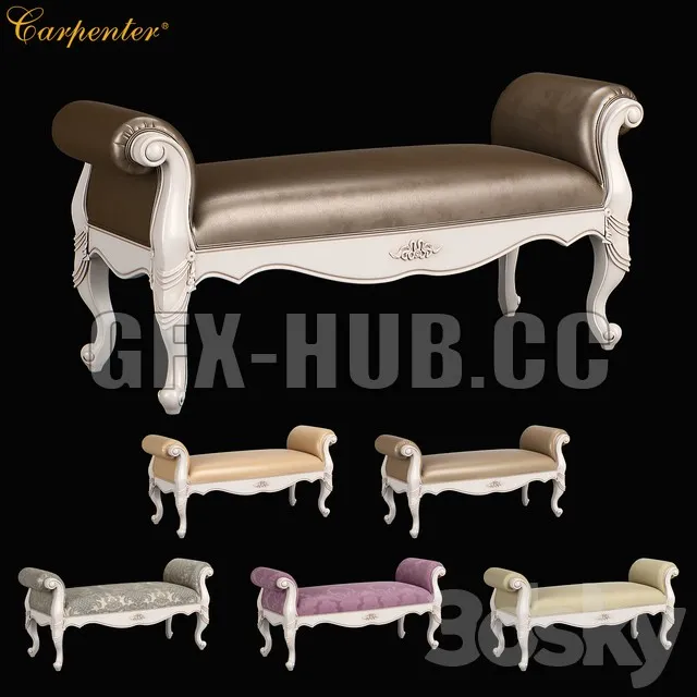 BED – 230 Carpenter Bed bench in the finish options