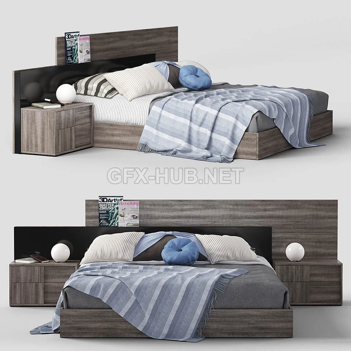 BED – Bed Status Futura Gray