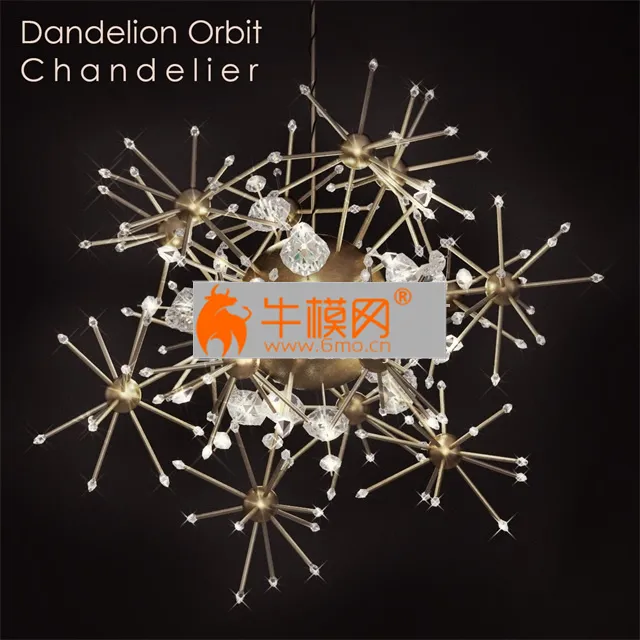 CHANDELIER – Dandelion Orbit Chandelier
