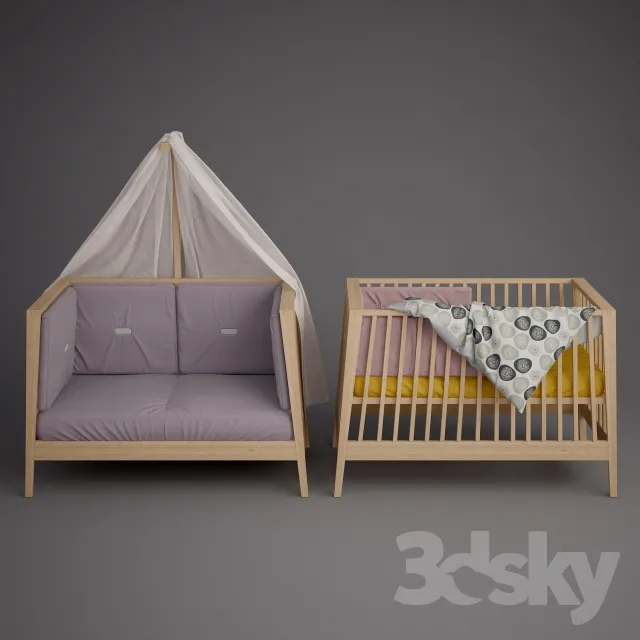 CHILDROOM – BED 3DSKYMODELS – 024