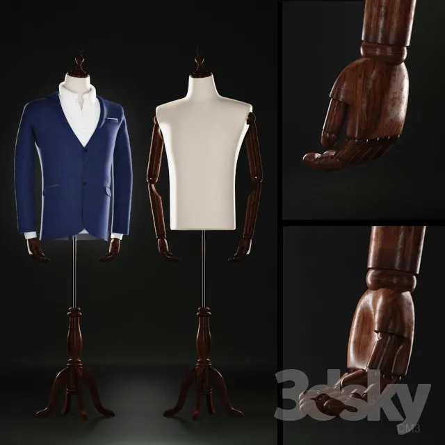 DECORATION – CLOTHES AND SHOES – 3DSKY MODELS – 020