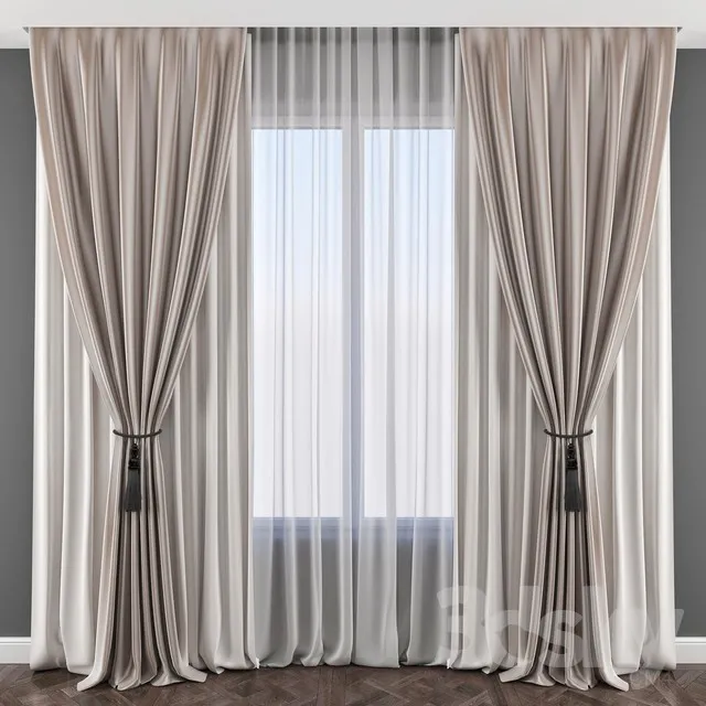 DECORATION – CURTAIN – 3DSKY MODELS – 045