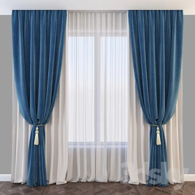 DECORATION – CURTAIN – 3DSKY MODELS – 046