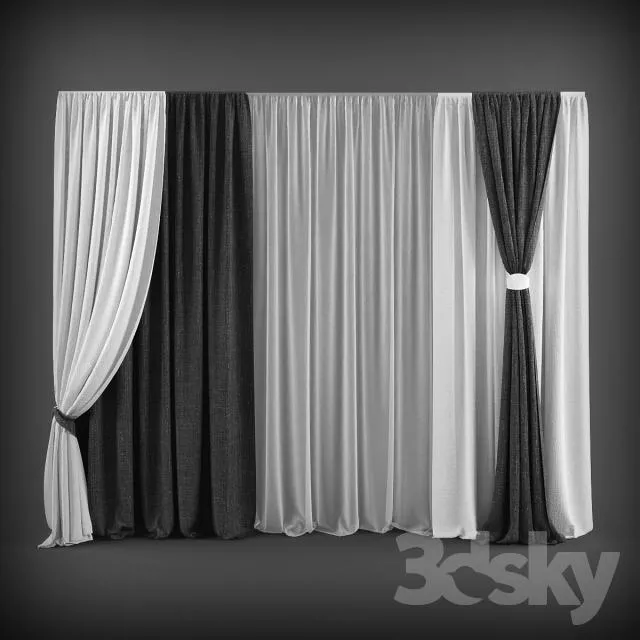 DECORATION – CURTAIN – 3DSKY MODELS – 067