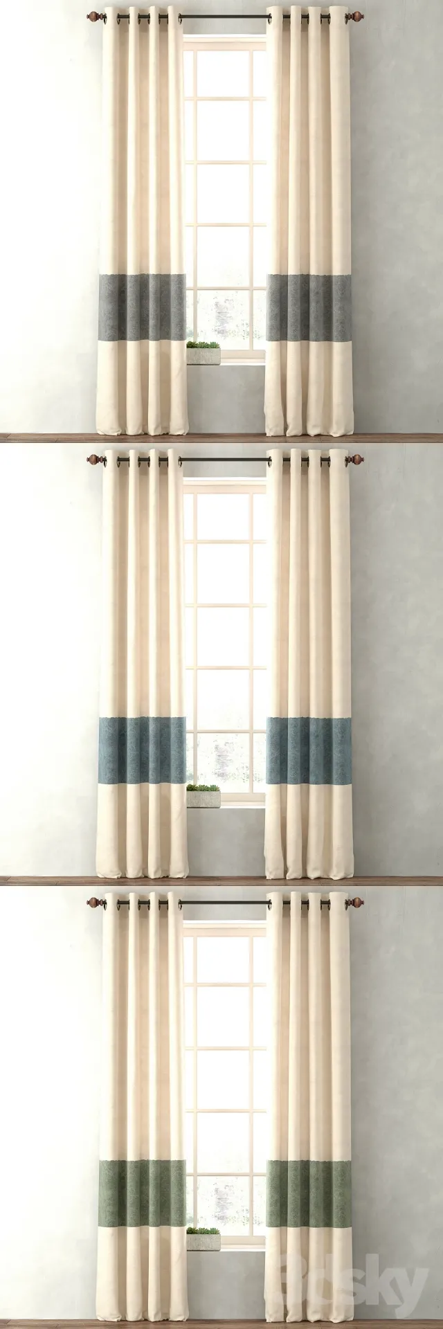 DECORATION – CURTAIN – 3DSKY MODELS – 103