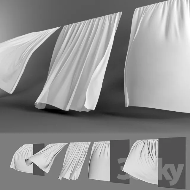 DECORATION – CURTAIN – 3DSKY MODELS – 116