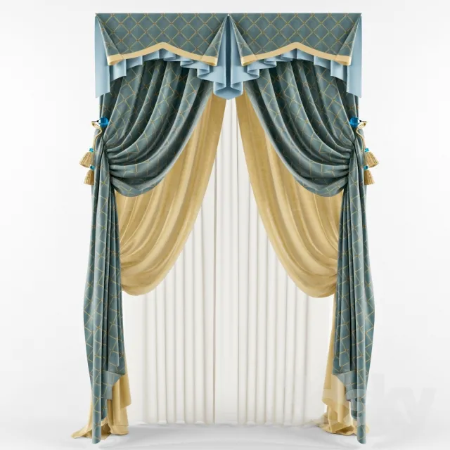 DECORATION – CURTAIN – 3DSKY MODELS – 132