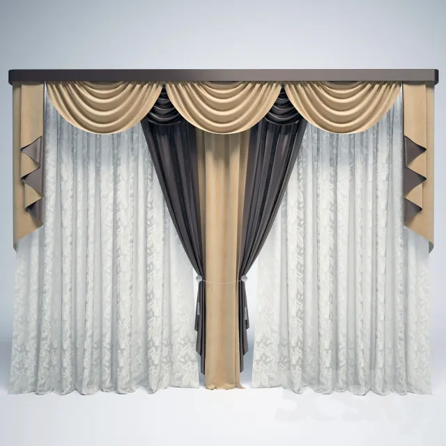 DECORATION – CURTAIN – 3DSKY MODELS – 220