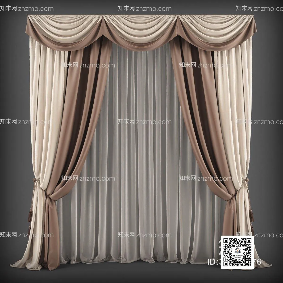 DECORATION – CURTAIN – 3DSKY MODELS – 392