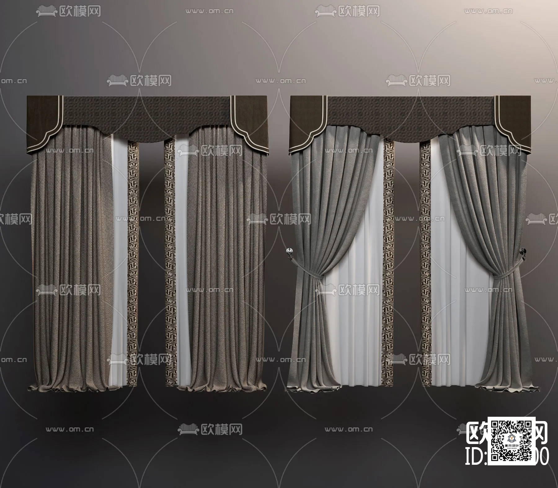 DECORATION – CURTAIN – 3DSKY MODELS – 430