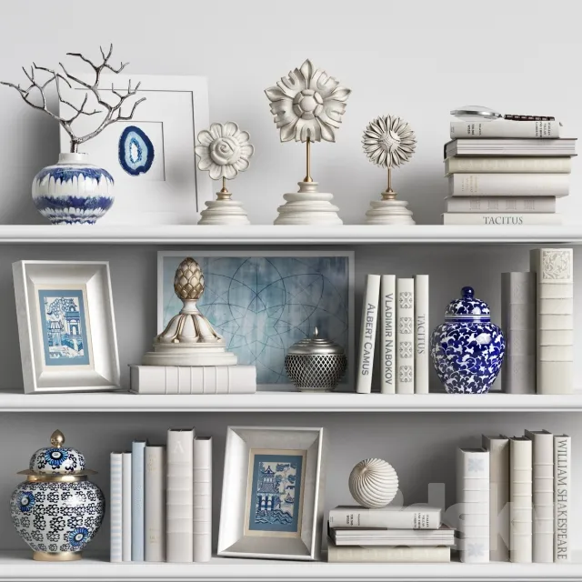 DECORATION – DECORATIVE SET – 3DS MAX MODELS – 037