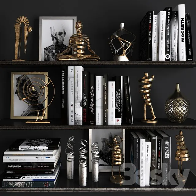 DECORATION – DECORATIVE SET – 3DS MAX MODELS – 097