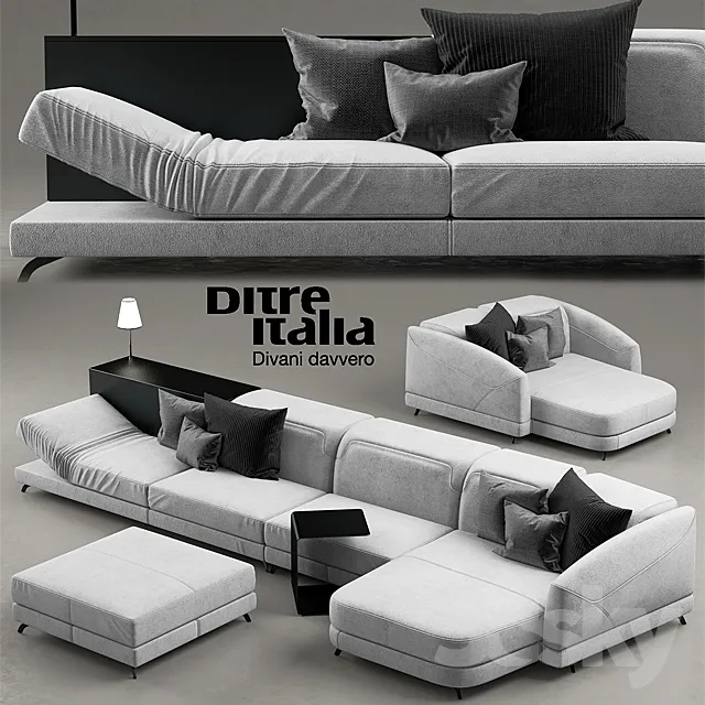3DS MAX – Sofa – 687