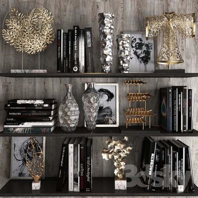 DECORATION – DECORATIVE SET – 3DS MAX MODELS – 152