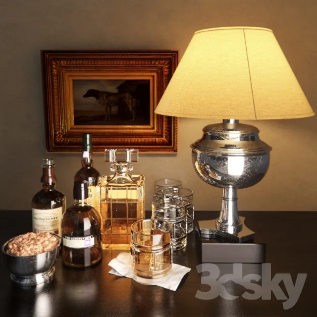 DECORATION – DECORATIVE SET – 3DS MAX MODELS – 498