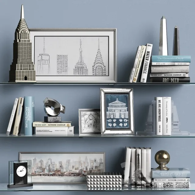 DECORATION – DECORATIVE SET – 3DS MAX MODELS – 551