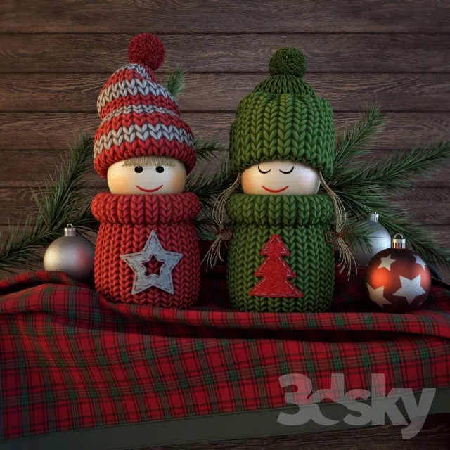 DECORATION – DECORATIVE SET – 3DS MAX MODELS – 634