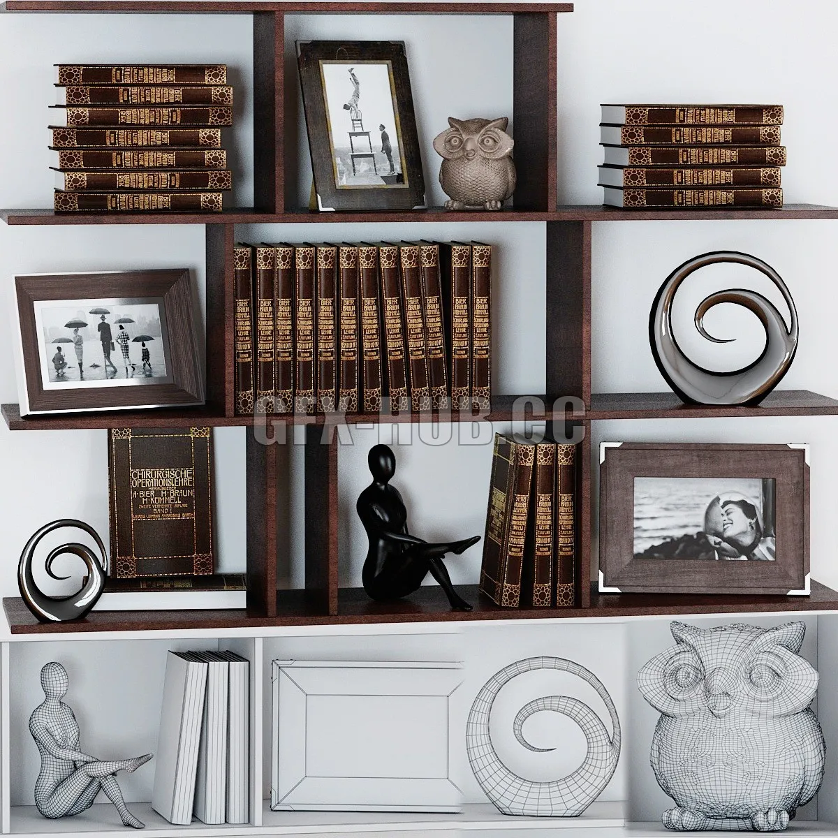 DECORATION – Decorative set with an owl