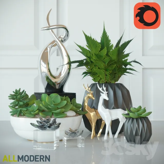 DECORATION – PLANT – 3DSMAX MODELS – 054