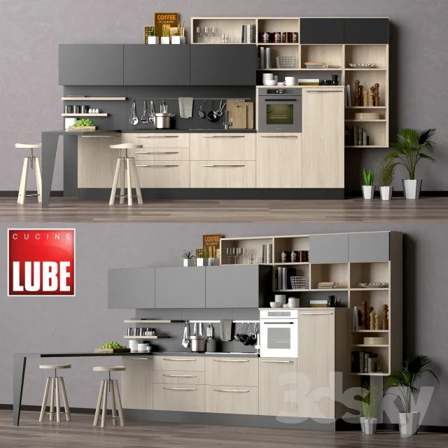 KITCHEN – DINING SETS – 3DSKYMODELS – 005