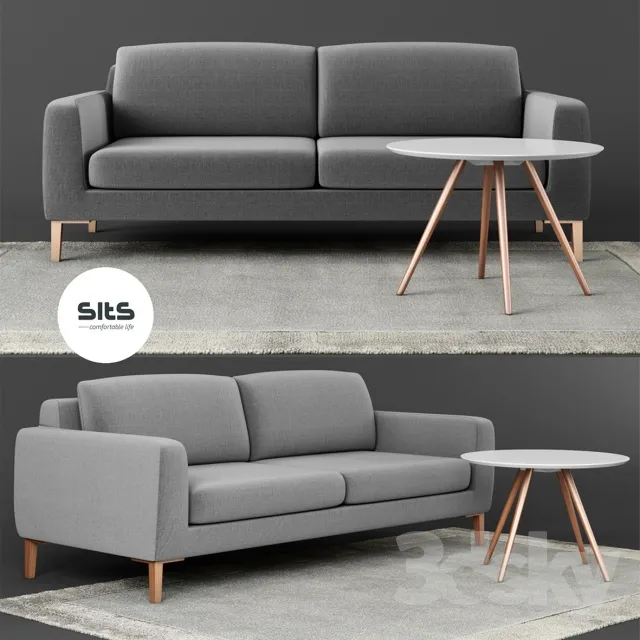 3DS MAX – Sofa – 956