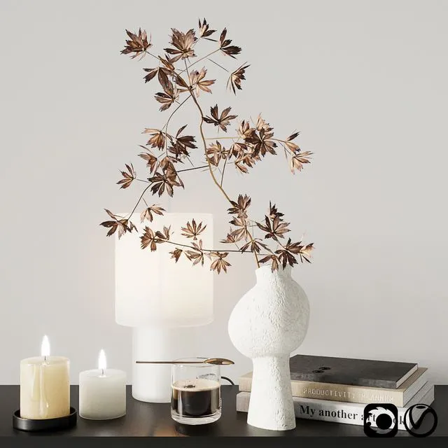 Autumn decorative set 3dsMax Model