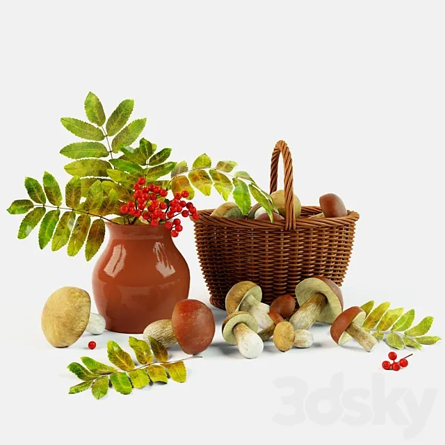 Autumn Still Life 3DS Max Model