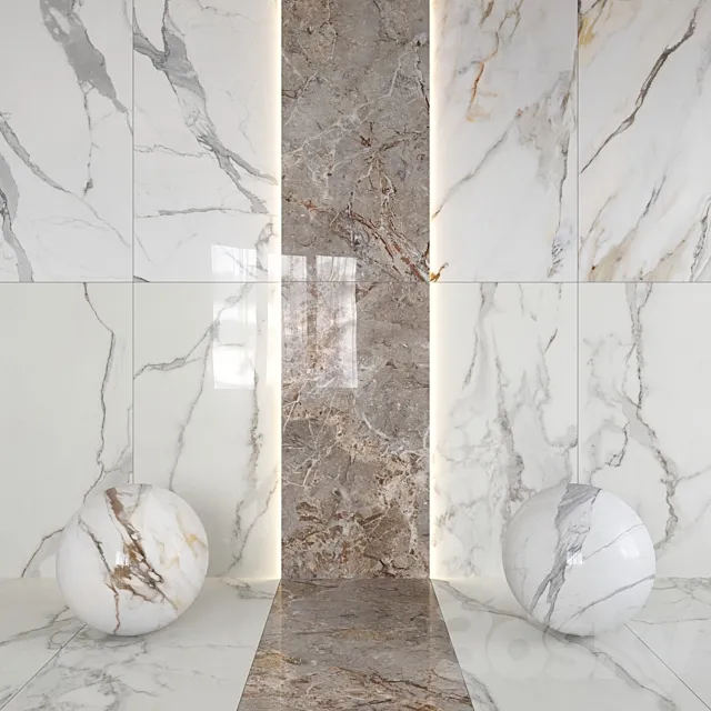 Ava Ceramica Marble set 3ds Max