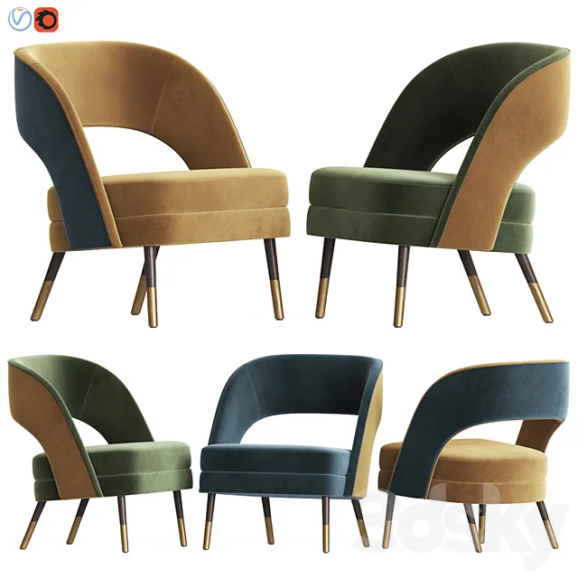 Ava Lounge Chair Mambo 3DSMax File