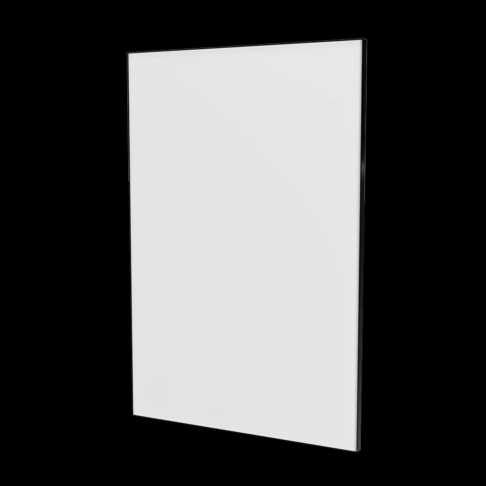 Ava – Rectangular mirror Iron Talon 3ds Max