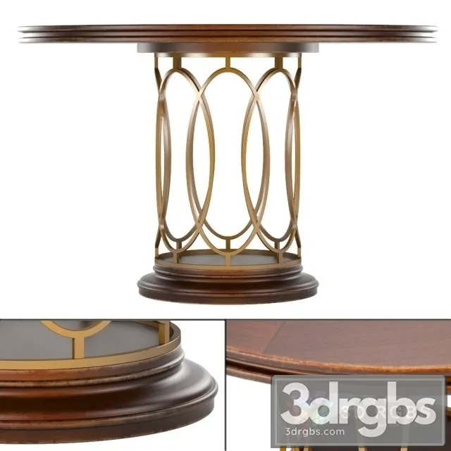 Avalon Heights Neo Deco Pedestal Table 3dsmax Download