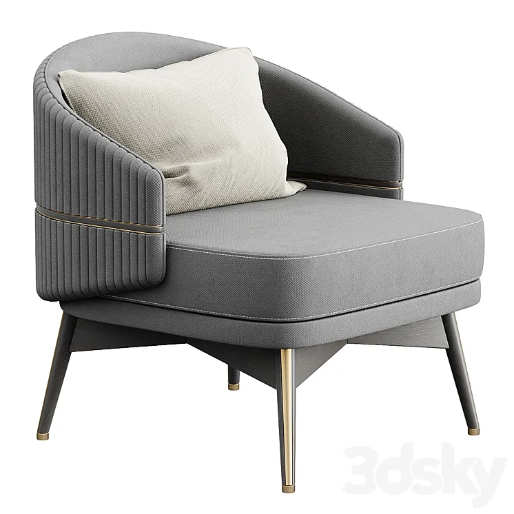 AVE Chairsio Luxury Armchair 3DS Max