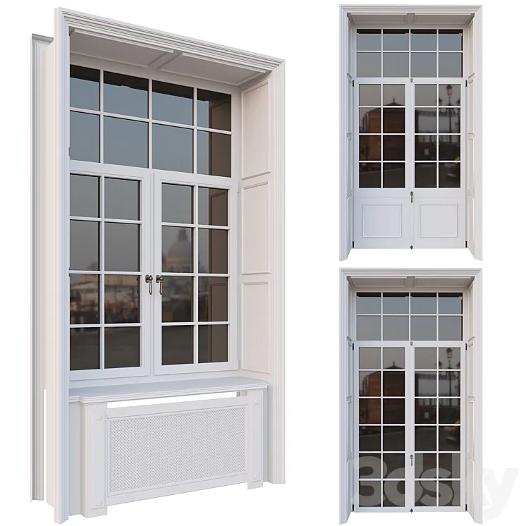 AVE Classic French Windows 3DS Max